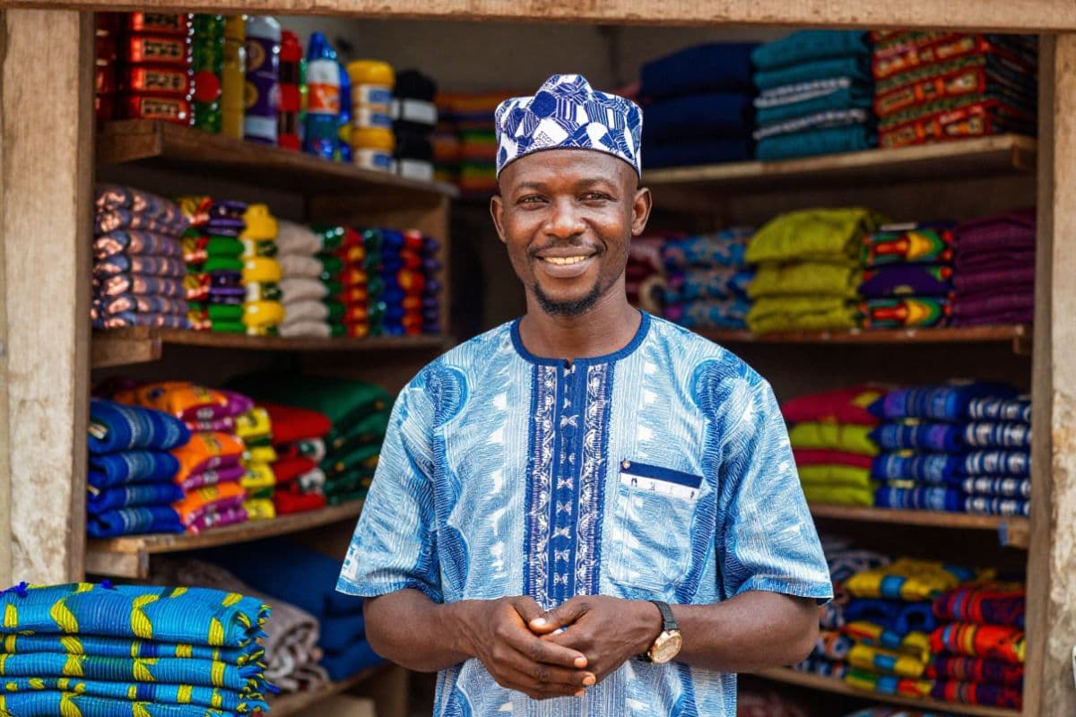 Local merchant in Nigeria